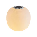 Solar LED Post Light with Spiral PE Shade, 3 Color Temperatures, IP65 Waterproof