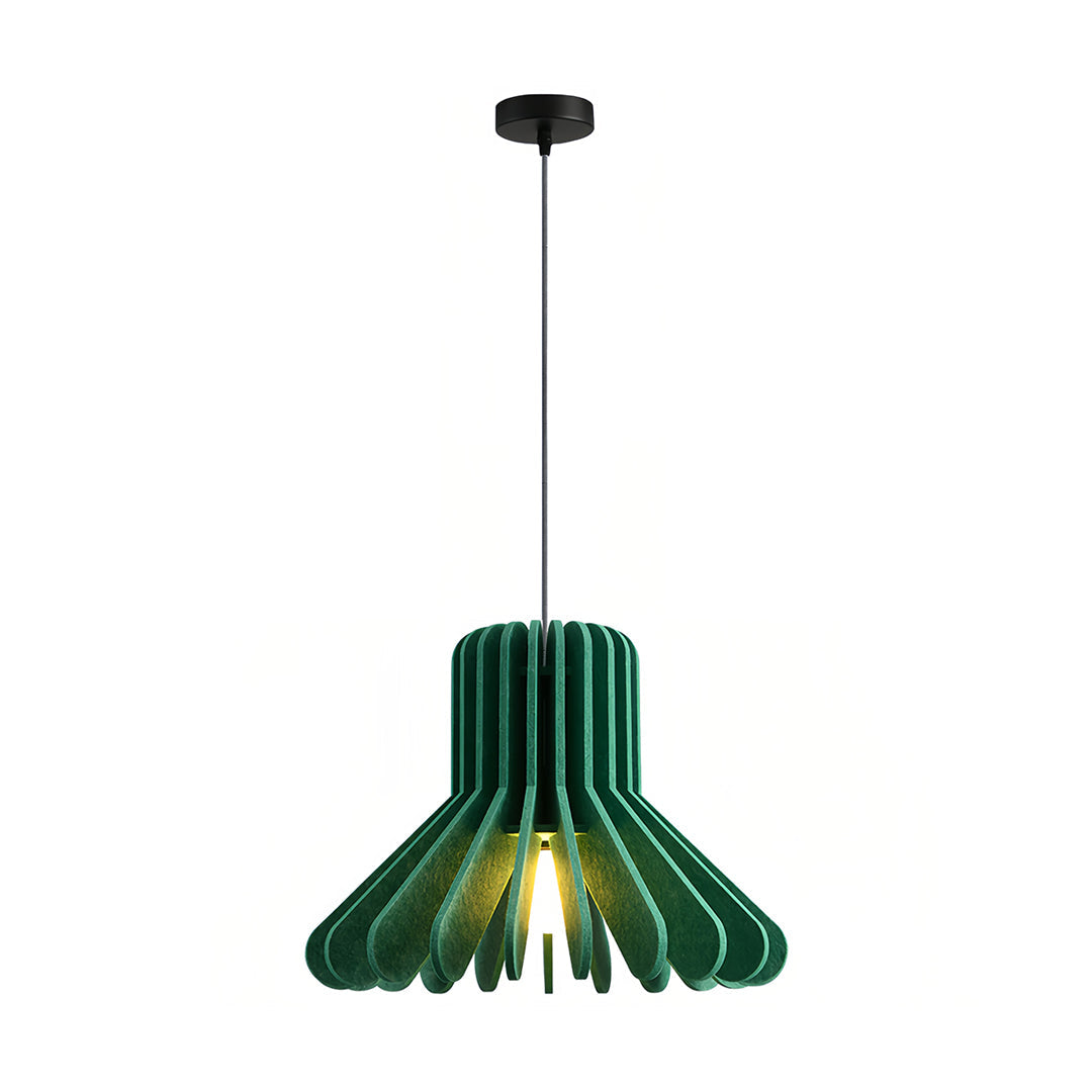 Acoustic Felt Pendant Light with Iron Shade, Noise-Reducing Ceiling Lamp for Modern Interiors