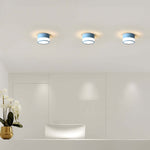 Modern Minimalist Round Flush Mount Ceiling Light with Acrylic Shade