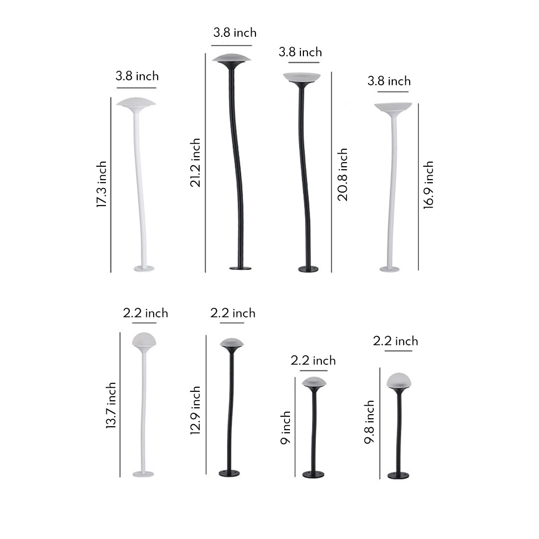 Architectural LED Landscape Path Lights, IP65 Waterproof Aluminum Garden Lighting