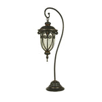 Arched European Lantern Floor Lamp for Outdoor Garden and Patio Lighting