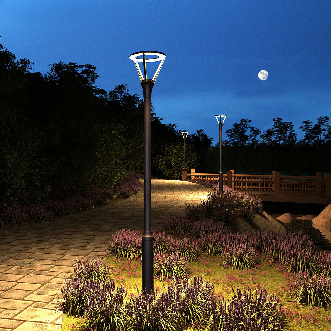 Modern LED Post Light for Outdoor Garden, Villa, and Courtyard