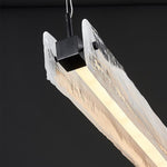 Italian Minimalist Glass Pendant Light for Kitchen Island