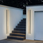 Linear Outdoor Wall Sconce with Dimmable LED Light