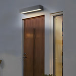 Modern Outdoor Wall Sconce with Integrated LED and Address Number Light