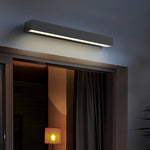 Modern Outdoor Wall Sconce with Integrated LED and Address Number Light