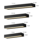 Modern Outdoor Wall Sconce with Integrated LED and Address Number Light