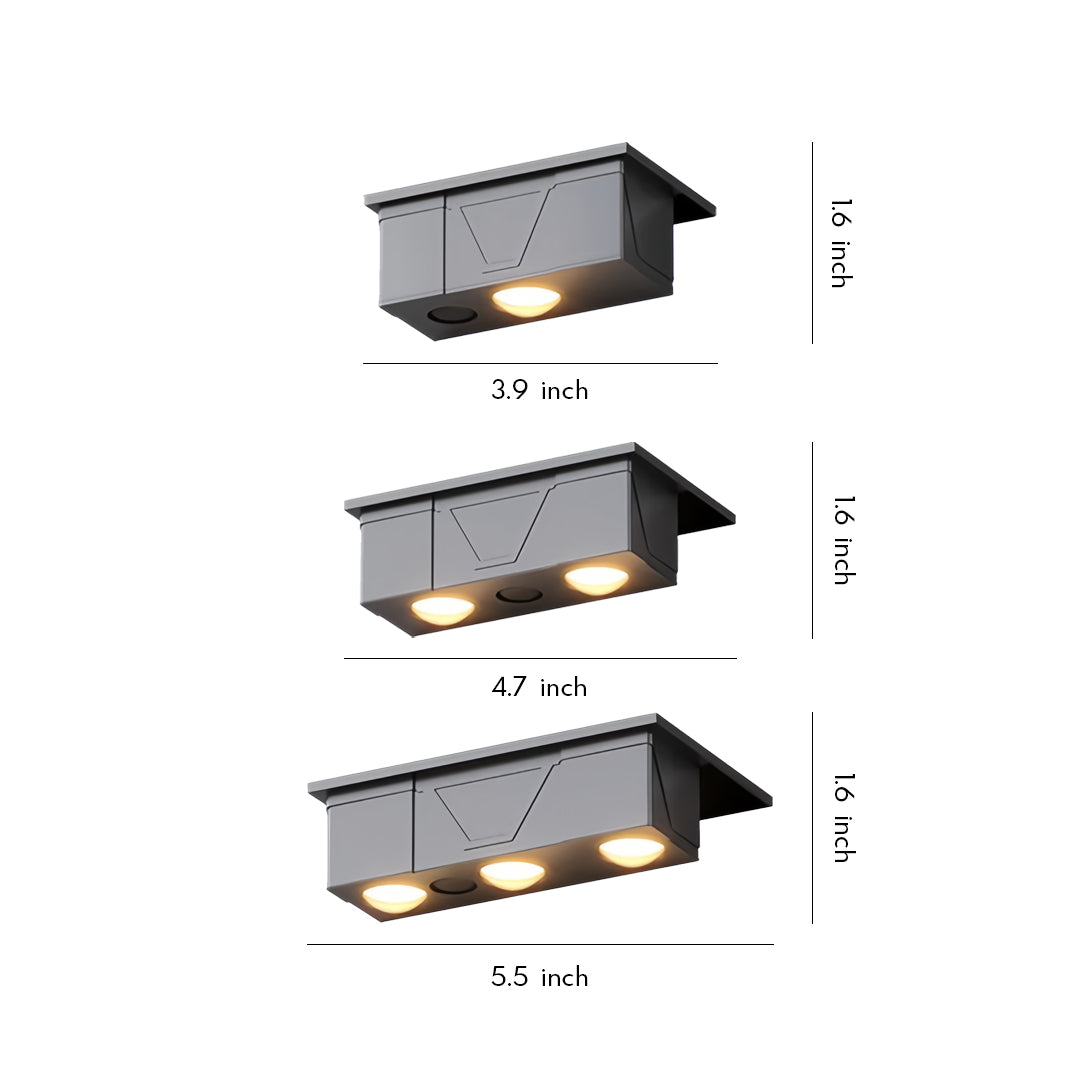 Solar LED Wall Wash Light – Minimalist Outdoor Architectural Lighting