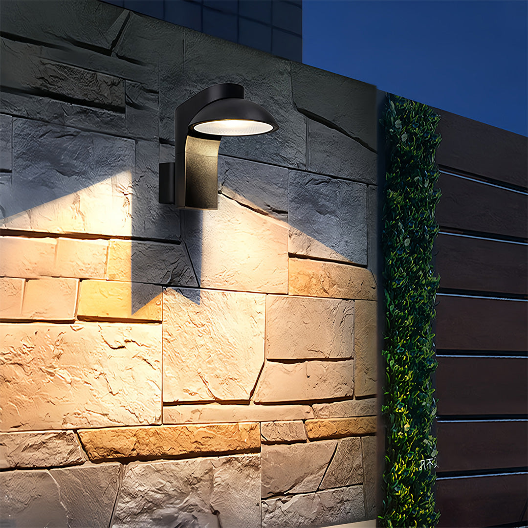 Aluminum LED Outdoor Wall Sconce, IP65 Waterproof Minimalist Light
