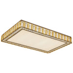 Lumière Cristal LED Flush Mount Ceiling Light in Chrome