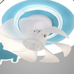 Aurora Sky Ceiling Fan with Dimmable LED Light for Kids' Rooms