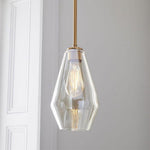 Nordic Classic Copper Glass Pendant Lights Industrial Style Droplight