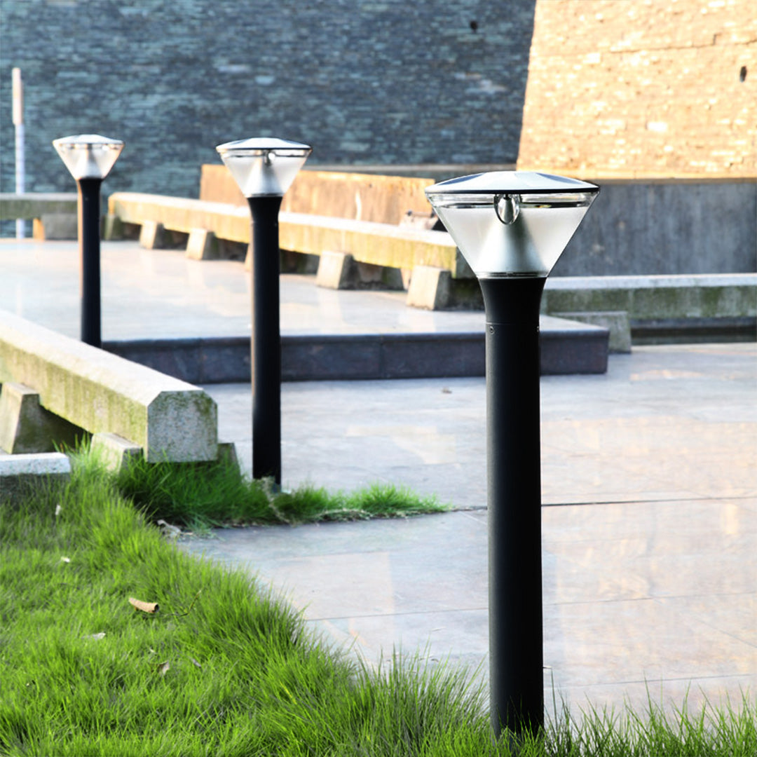 Modern Minimalist LED Bollard Light for Garden Pathways