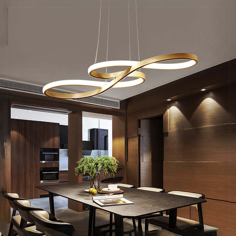 Modern Musical Notes Design Led Pendant Lamp