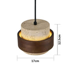Retro Stone Wabi Sabi Pendant Light