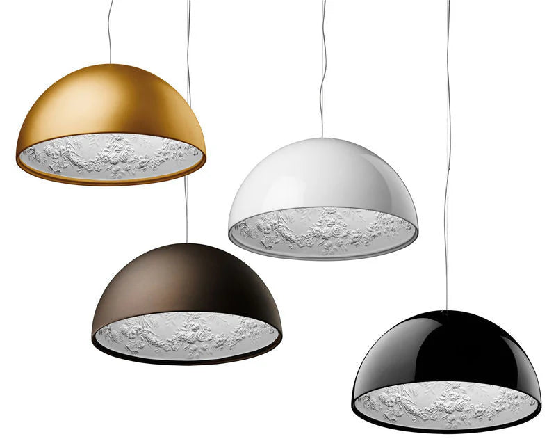 Modern Creative Semicircular Glass Pendant Light