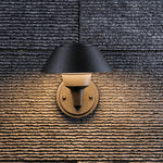 Minimalist Nordic Outdoor Wall Sconce with Warm LED Glow