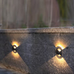Minimalist Side-Lit Outdoor Well Lights – 3000K Warm LED In-Ground Cylinder