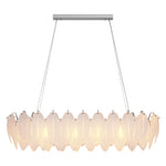 Feather Glass Chandelier Modern Luxury Pendant Light