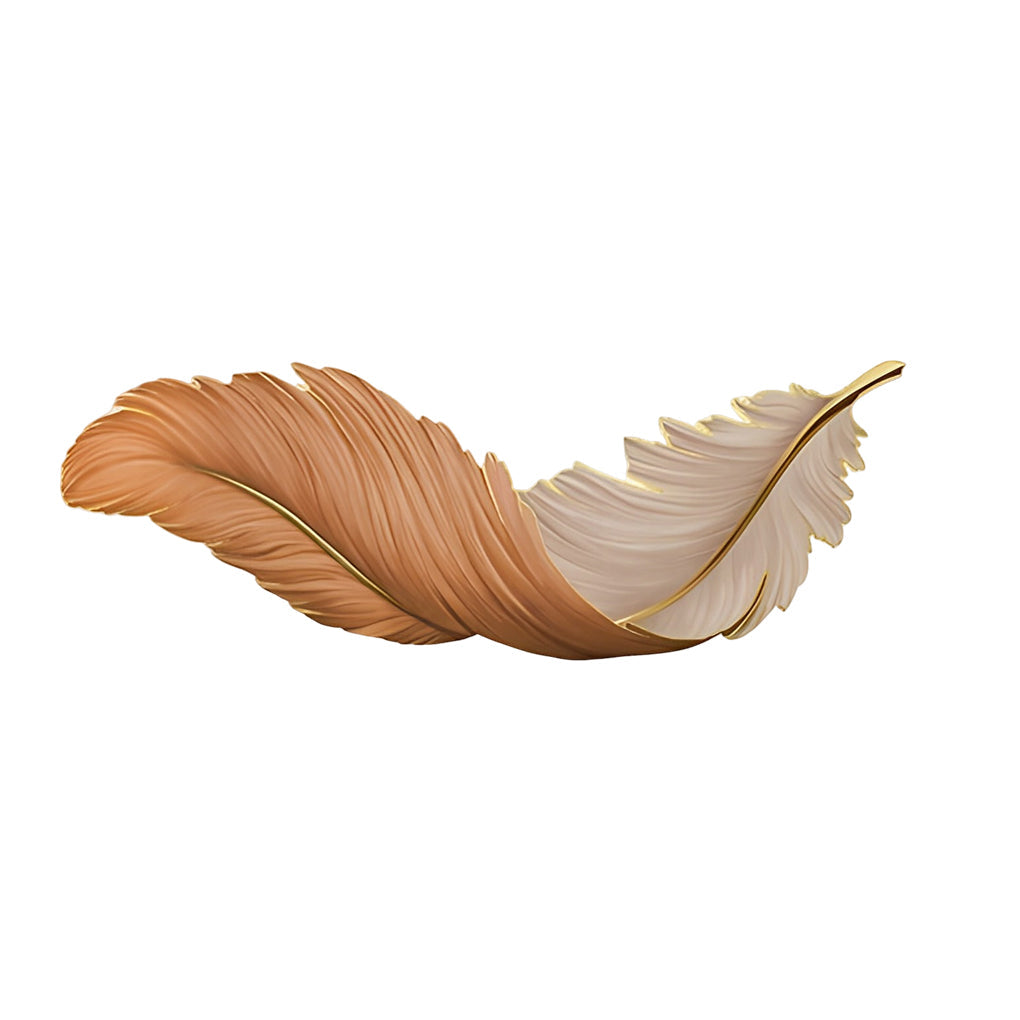 Feather Wall Lamp Art Deco LED Sconce for Modern Interiors