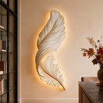 Feather Wall Lamp Art Deco LED Sconce for Modern Interiors
