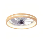 Aria Five-Blade Wood Ceiling Fan with Dimmable LED Light