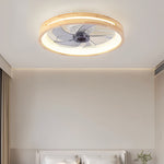 Aria Five-Blade Wood Ceiling Fan with Dimmable LED Light