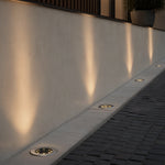 Modern Solar In-Ground Lights | Flat Aluminum LED Path Lighting