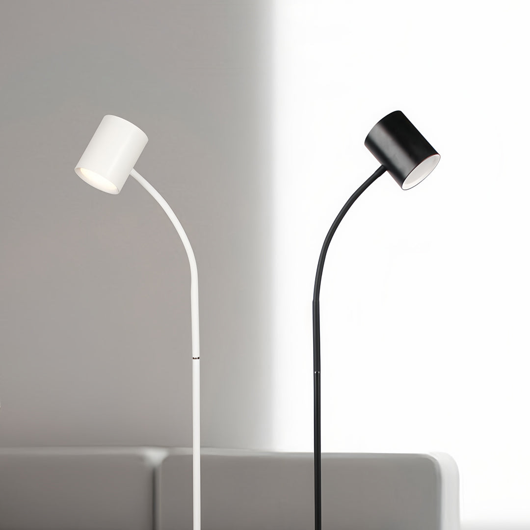 Nordic Adjustable LED Floor Lamp with Touch Dimming for Modern Living Spaces