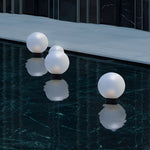 Lunar Acrylic LED Landscape Light – Modern Outdoor Garden Sphere