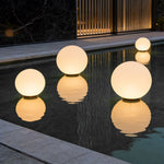 Lunar Acrylic LED Landscape Light – Modern Outdoor Garden Sphere
