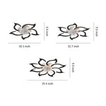 AuraSilent Ceiling Fan Light – Minimalist LED Flush Mount with Whisper-Quiet Motor