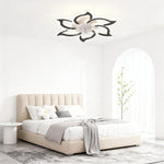 AuraSilent Ceiling Fan Light – Minimalist LED Flush Mount with Whisper-Quiet Motor