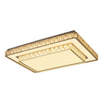 Lumière Crystal Flush Mount Ceiling Light in Chrome