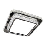 Luxury Crystal Flush Mount Ceiling Light in Polished Chrome