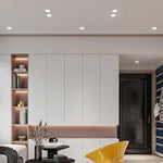 Flush Mount LED Spotlight with Deep Baffle, Full-Spectrum Light