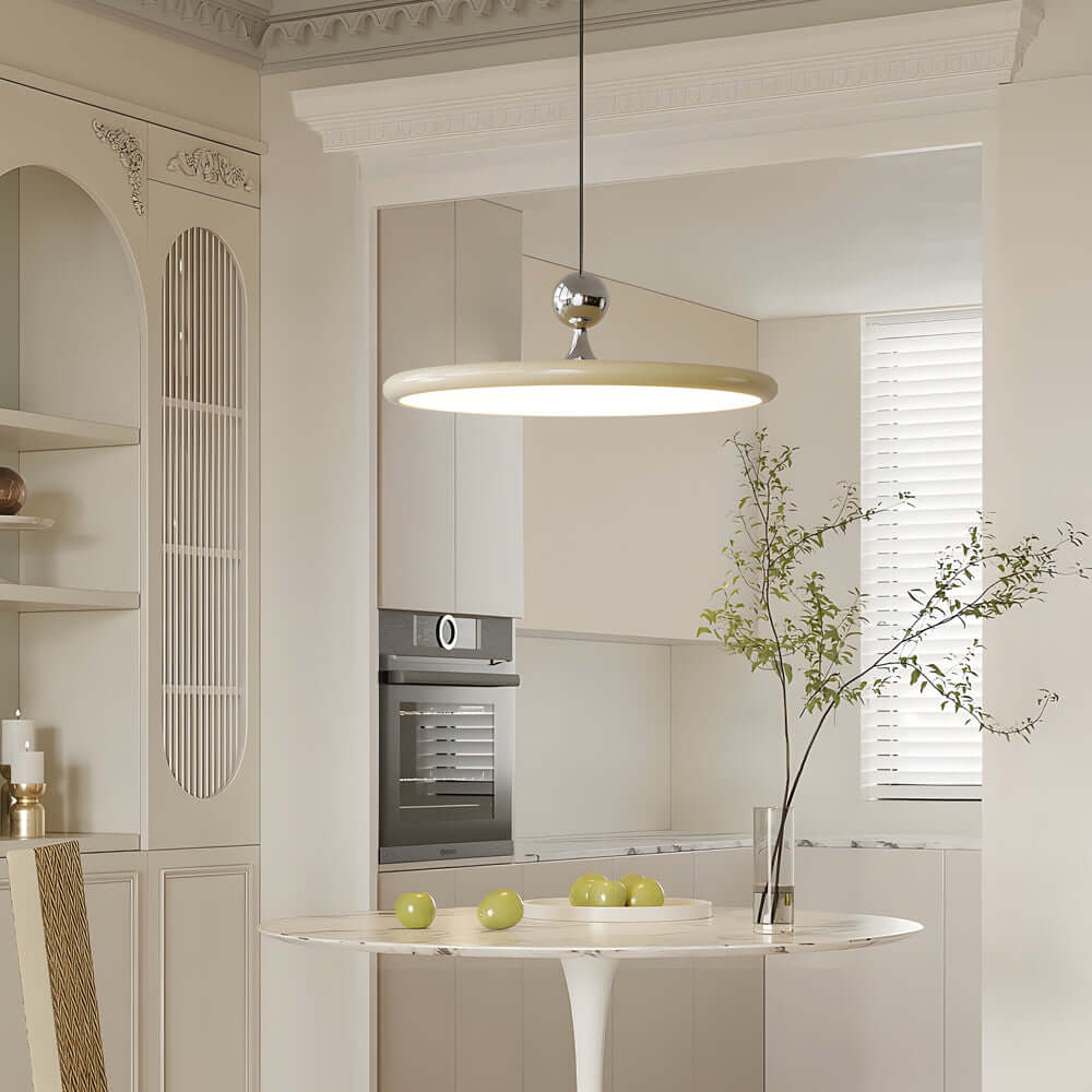 UFO Acrylic Pendant Light with Adjustable Cord for Modern Interiors