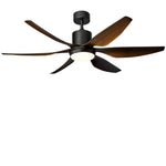 Frequency Conversion 66 Inch Silent Ceiling Fan Lamp 24W Dimming With Remote Control