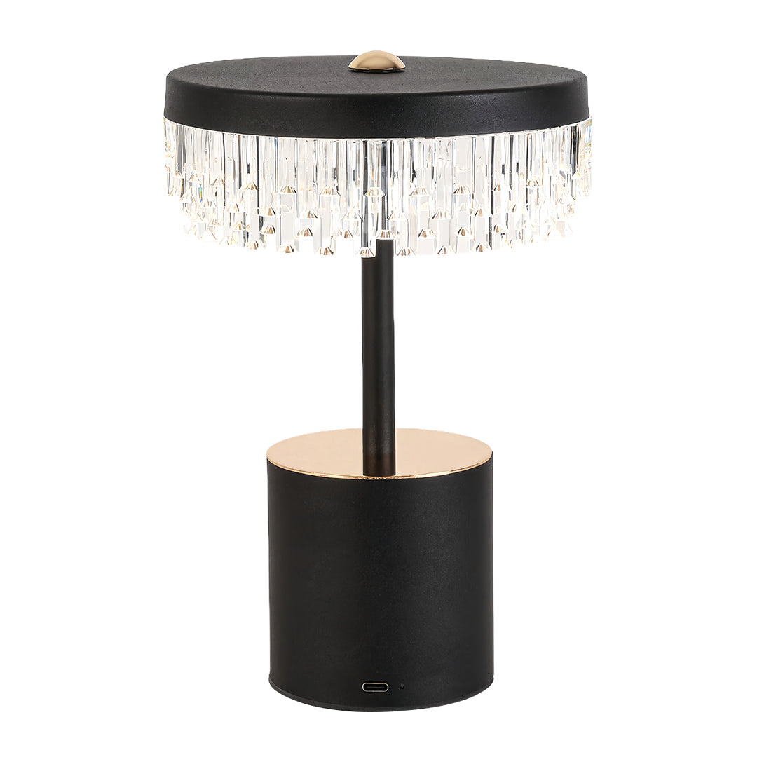 Fringe Table Lamp – Minimalist Rechargeable LED Desk Light
