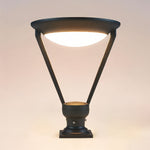 Vintage-Inspired Outdoor Pillar Lights with Dual Power Options