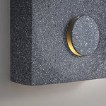Eclipse Frosted Cement LED Wall Sconce for Modern Interiors