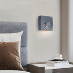 Eclipse Frosted Cement LED Wall Sconce for Modern Interiors