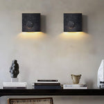 Eclipse Frosted Cement LED Wall Sconce for Modern Interiors