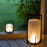 Aria Outdoor Portable LED Lantern with Handle – Modern Waterproof Design