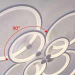 Elegant Semi Flush Mount Ceiling Lights With Unique Overlapping Rings