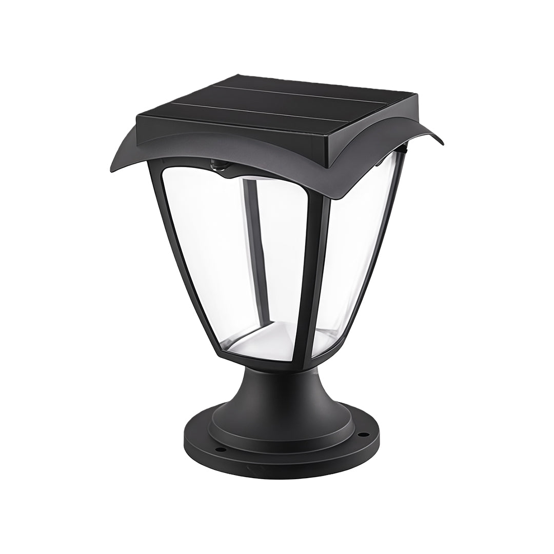 Aurelia Solar Pillar Light in Die-Cast Aluminum for Modern Landscapes