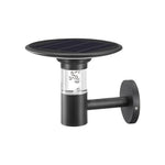 Solar-Powered Architectural Wall Sconce for Outdoor Elegance