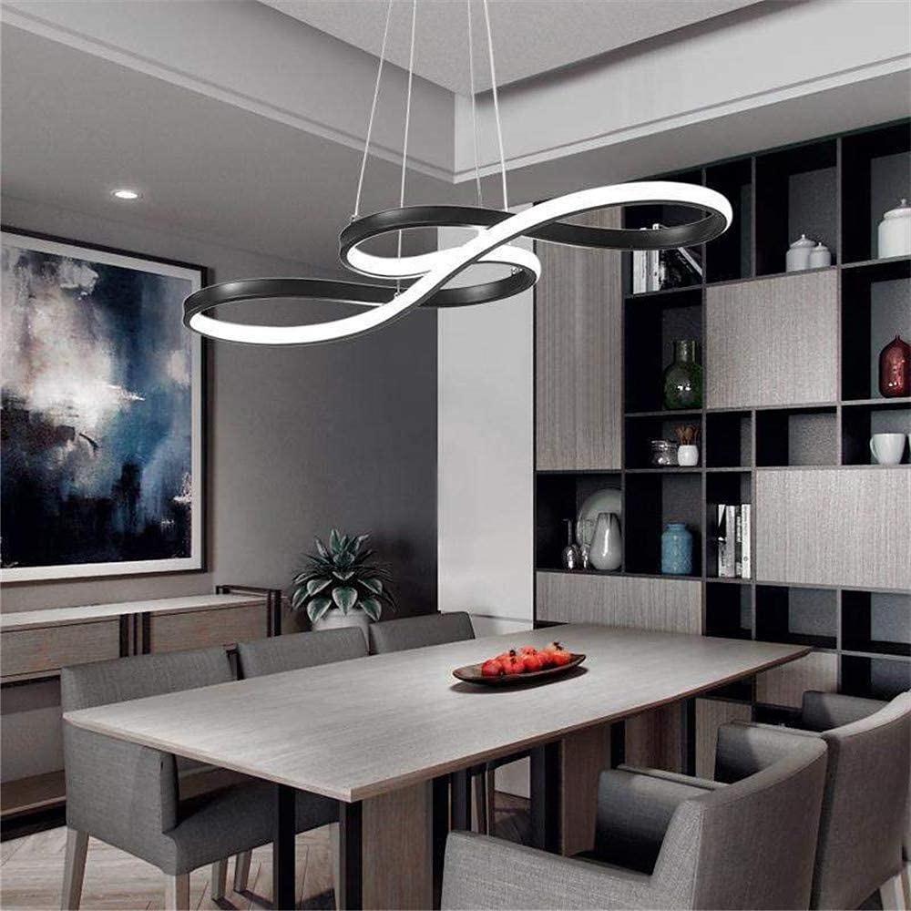 Ribbon LED Pendant Light – Modern Geometric Linear Chandelier