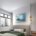 Modern Cylinder LED Pendant Light with Adjustable Cord for Dining and Bedroom
