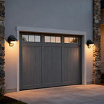 Aria Solar Wall Sconce Set of Two in Matte Black